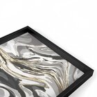 Quadro Com Moldura Chanfrada Abstrato