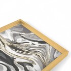 Quadro Com Moldura Chanfrada Abstrato