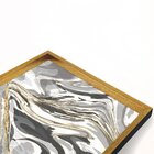 Quadro Com Moldura Chanfrada Abstrato