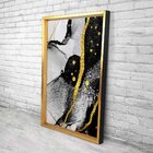 Quadro Com Moldura Chanfrada Abstrato