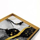 Quadro Com Moldura Chanfrada Abstrato