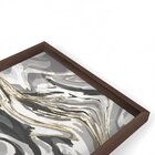 Quadro Com Moldura Chanfrada Abstrato