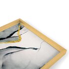 Quadro Com Moldura Chanfrada Abstrato