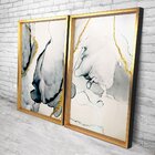 Quadro Com Moldura Chanfrada Abstrato