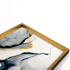 Quadro Com Moldura Chanfrada Abstrato