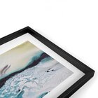 Quadro Com Moldura Chanfrada Abstrato Colorido