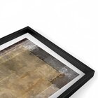 Quadro Com Moldura Chanfrada Abstrato Moderno