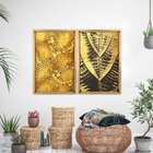 Quadro Com Moldura Chanfrada Antiga