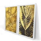 Quadro Com Moldura Chanfrada Antiga