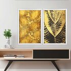 Quadro Com Moldura Chanfrada Antiga