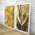 Quadro Com Moldura Chanfrada Antiga