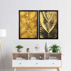 Quadro Com Moldura Chanfrada Antiga