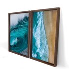 Quadro Com Moldura Chanfrada Beach
