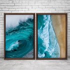 Quadro Com Moldura Chanfrada Beach