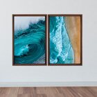 Quadro Com Moldura Chanfrada Beach