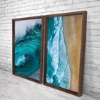 Quadro Com Moldura Chanfrada Beach