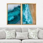Quadro Com Moldura Chanfrada Beach