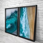 Quadro Com Moldura Chanfrada Beach