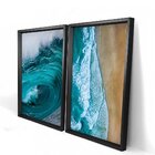 Quadro Com Moldura Chanfrada Beach