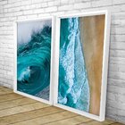 Quadro Com Moldura Chanfrada Beach