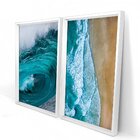 Quadro Com Moldura Chanfrada Beach