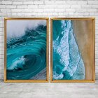 Quadro Com Moldura Chanfrada Beach