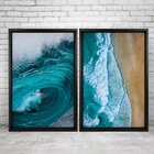 Quadro Com Moldura Chanfrada Beach