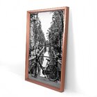 Quadro Com Moldura Chanfrada Bicicleta Antiga