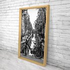 Quadro Com Moldura Chanfrada Bicicleta Antiga