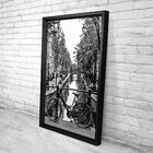 Quadro Com Moldura Chanfrada Bicicleta Antiga