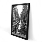 Quadro Com Moldura Chanfrada Bicicleta Antiga