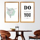 Quadro Com Moldura Chanfrada Do What You Love