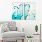 Quadro Com Moldura Chanfrada Elementais