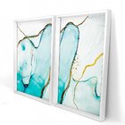 Quadro Com Moldura Chanfrada Elementais