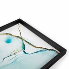 Quadro Com Moldura Chanfrada Elementais