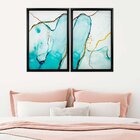 Quadro Com Moldura Chanfrada Elementais