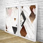 Quadro Com Moldura Chanfrada Escandinavo