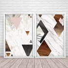 Quadro Com Moldura Chanfrada Escandinavo