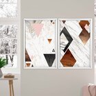 Quadro Com Moldura Chanfrada Escandinavo