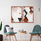 Quadro Com Moldura Chanfrada Escandinavo