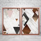 Quadro Com Moldura Chanfrada Escandinavo