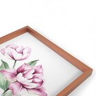 Quadro Com Moldura Chanfrada Flor