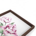 Quadro Com Moldura Chanfrada Flor