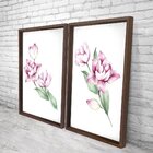 Quadro Com Moldura Chanfrada Flor