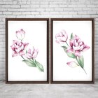 Quadro Com Moldura Chanfrada Flor