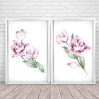 Quadro Com Moldura Chanfrada Flor