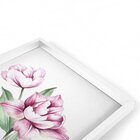 Quadro Com Moldura Chanfrada Flor