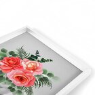 Quadro Com Moldura Chanfrada Floral