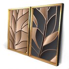 Quadro Com Moldura Chanfrada Folha