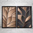 Quadro Com Moldura Chanfrada Folha